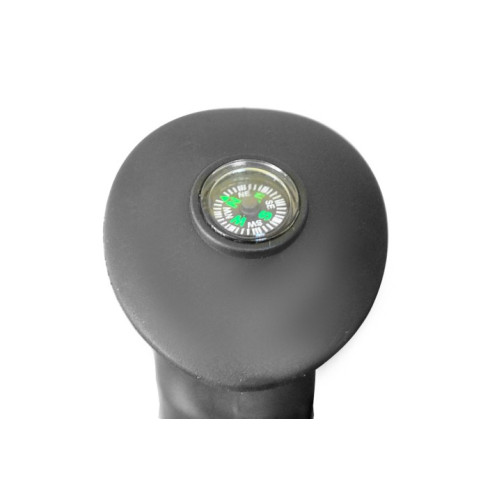 Čierne trekingové palice + príslušenstvo - sada 2 ks