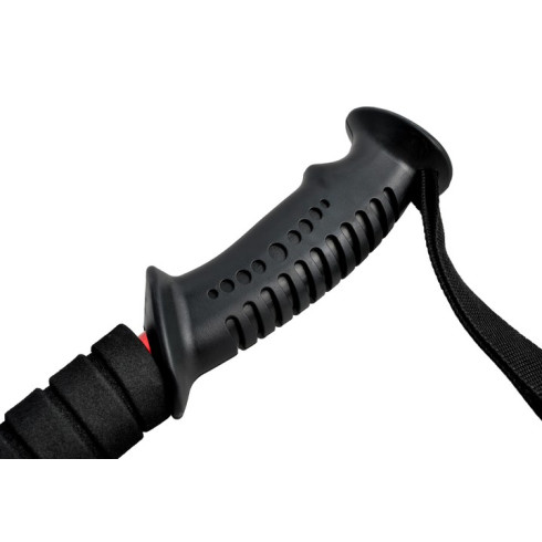 Čierne trekingové palice + príslušenstvo - sada 2 ks