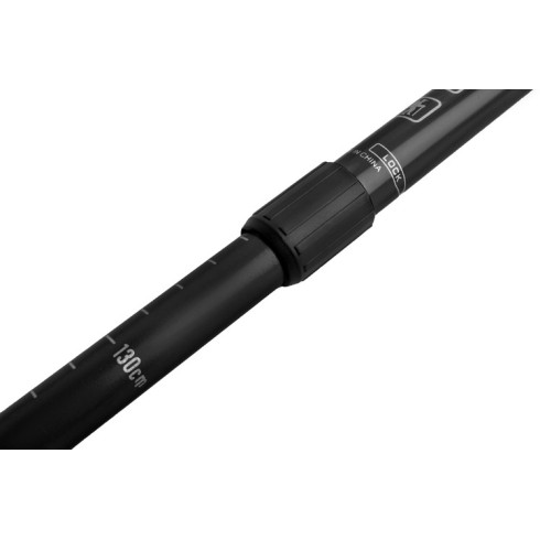 Čierne trekingové palice + príslušenstvo - sada 2 ks