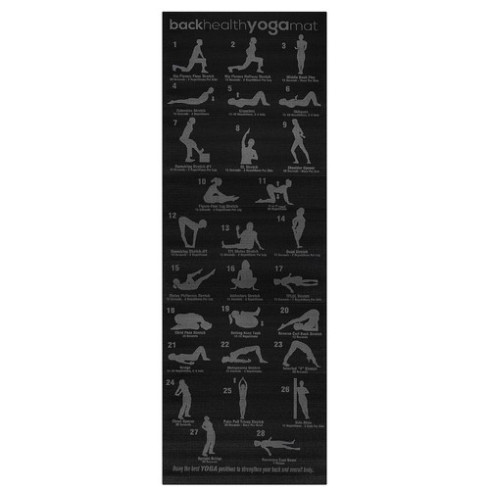 Fitness podložka na jógu s cvičebným plánom