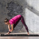 Fitness podložka na jógu s cvičebným plánom