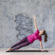 Fitness podložka na jógu s plánem cvičení