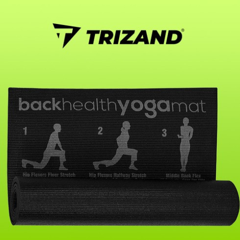 Fitness podložka na jógu s cvičebným plánom