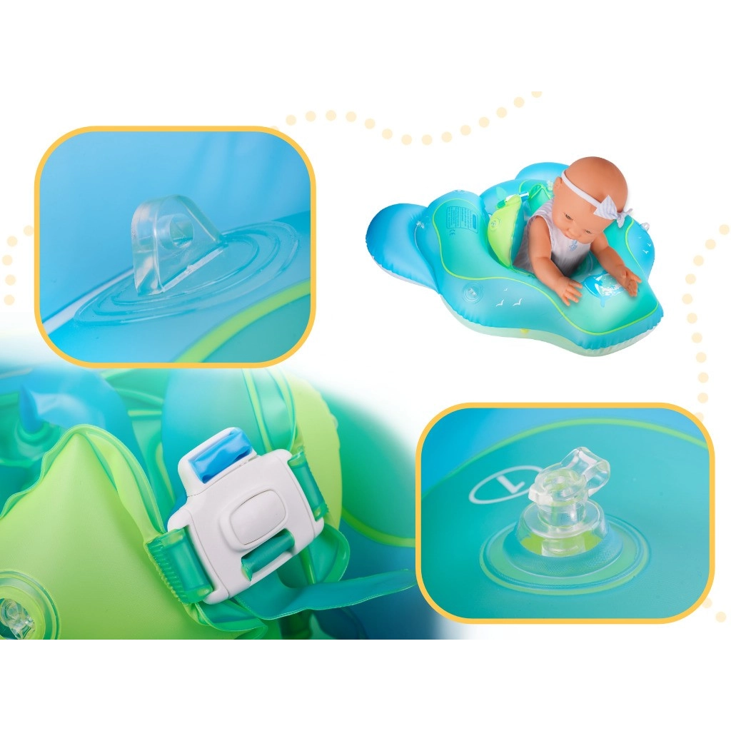 Koleso na plávanie so strieškou pre bábätká