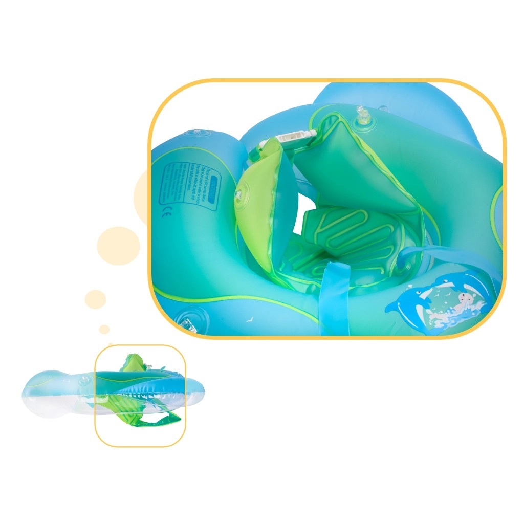 Koleso na plávanie so strieškou pre bábätká