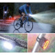 Sada LED osvetlenie na bicykel, USB, IPX4, 2 ks