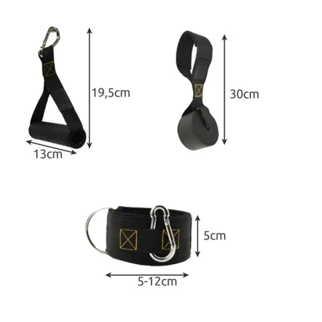 Sada odporových gúm na posilňovanie - 5 ks