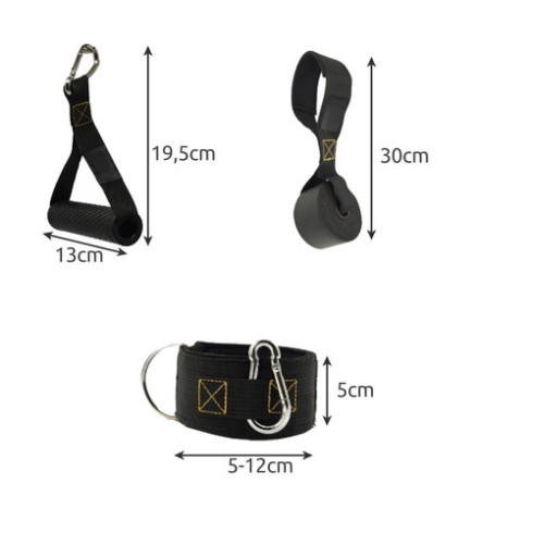 Sada odporových gúm na posilňovanie - 5 ks