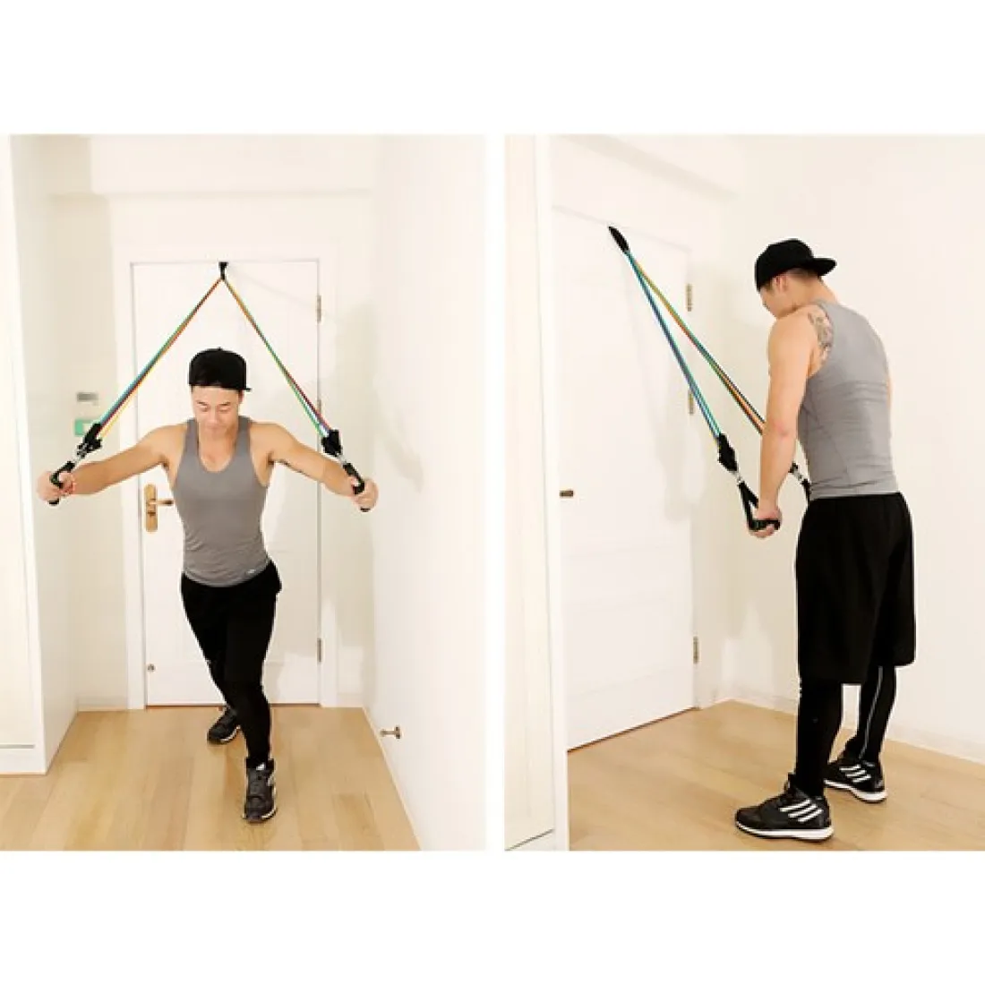 Sada odporových gúm na posilňovanie - 5 ks