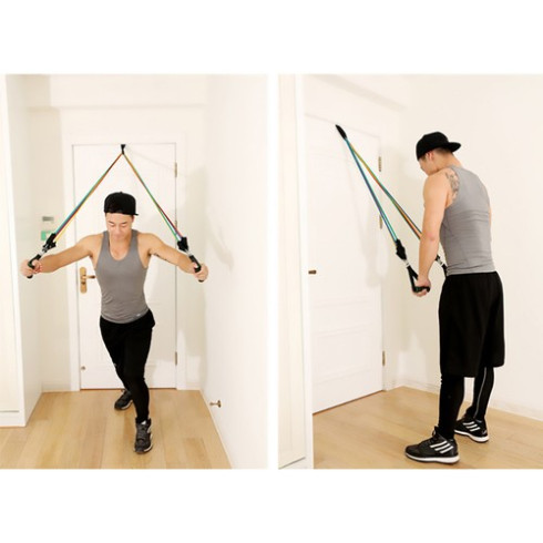 Sada odporových gúm na posilňovanie - 5 ks