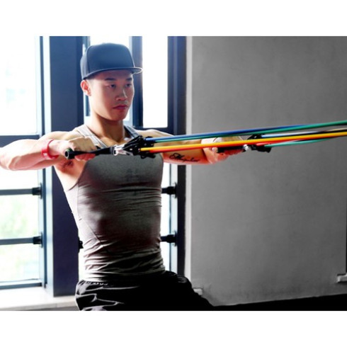 Sada odporových gúm na posilňovanie - 5 ks