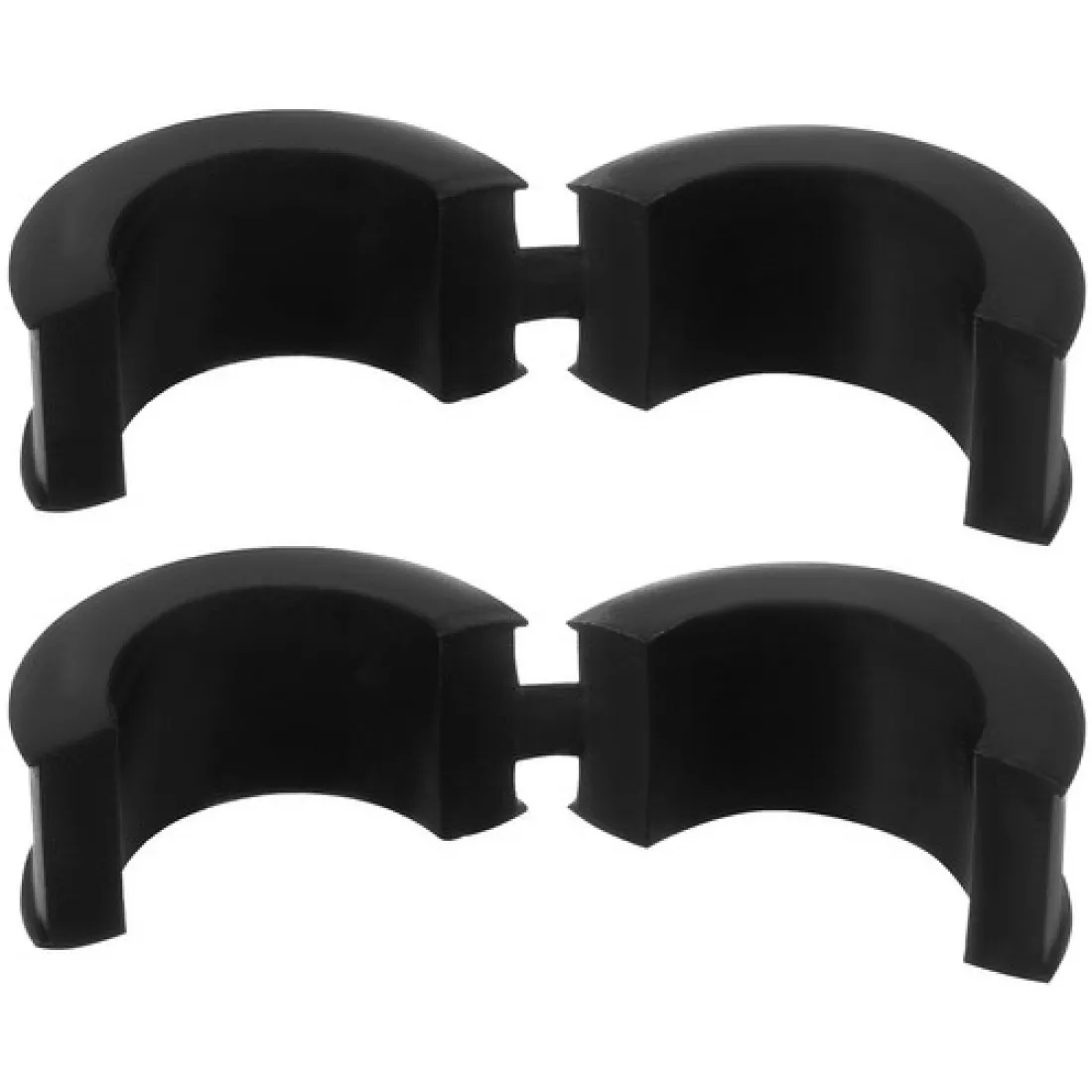 Silikonový držák na mobil na kolo - černý