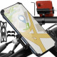Silikónový držiak na mobil na bicykel - čierny