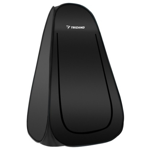 Sprchovací stan, šatňa a toaleta v jednom 190 x 110 x 110 cm čierny