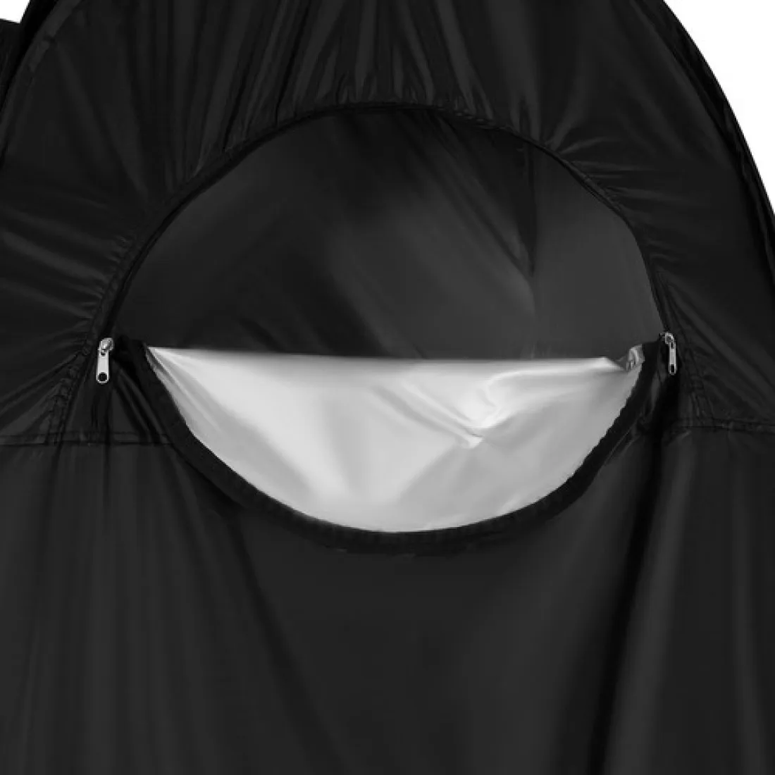 Sprchový stan, šatna a toaleta v jednom 190 x 110 x 110 cm černý