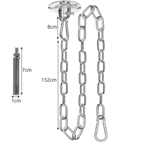 Stropné upevnenie na hojdaciu sieť/hojdačku, do 250 kg