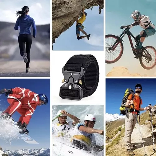 Taktický opasek 130 cm černý