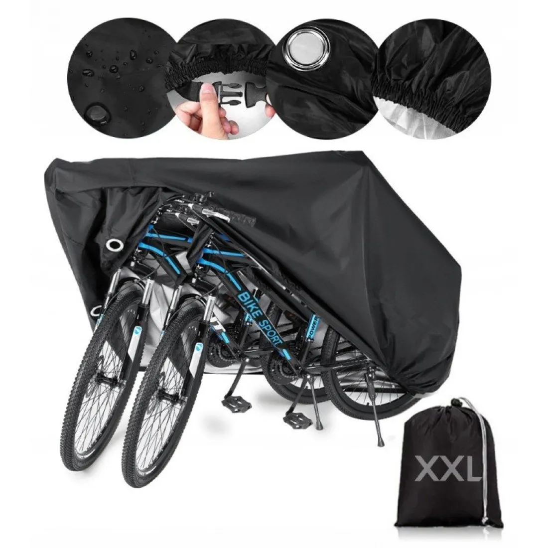 Vodeodolný kryt na bicykel, motorku, skúter 200x70x110 cm