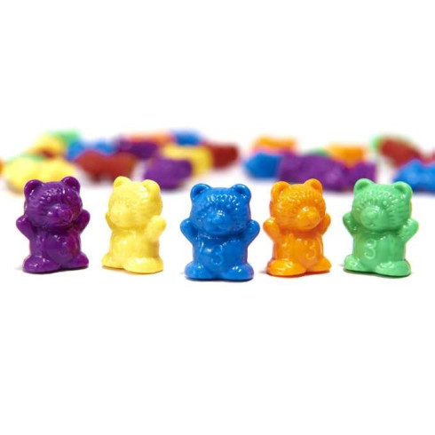 Detská montessori hra Medvedíky pre počítanie - 45 dielov