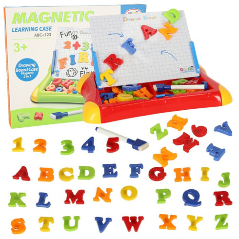 Magnetická tabuľa pre učenie čísiel a písmen