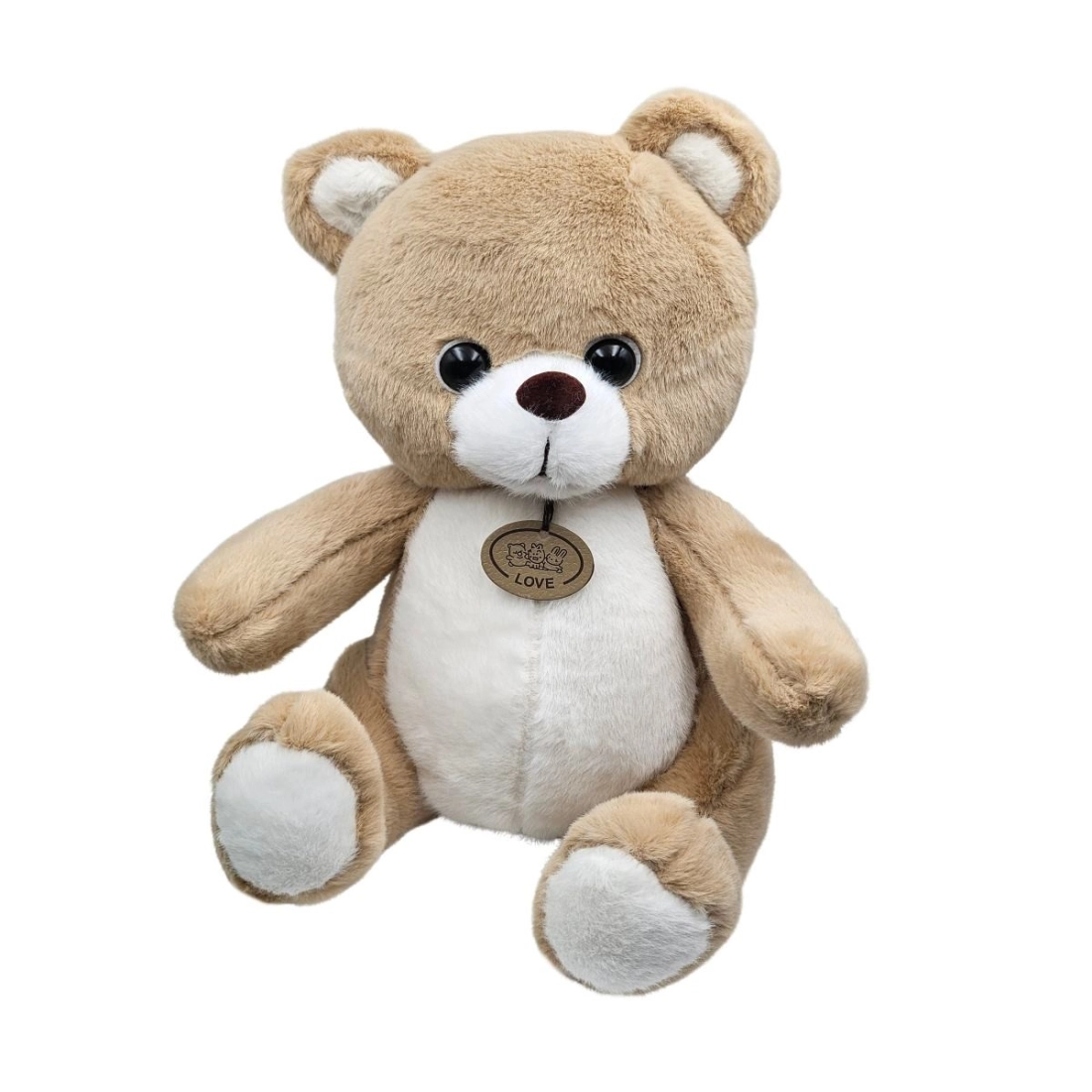 Plyšový medvídek s přívěskem Love, 30 cm