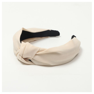 Turban čelenka - krémová