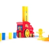 Vláčik stavajúci domino + zvuková signalizácia, červený