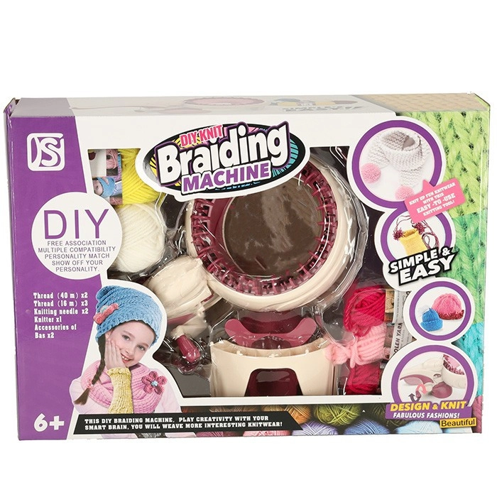 Dětský pletací - šicí stroj s příslušenstvím DYI