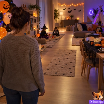Cum să iluminezi o petrecere de Halloween pentru copii: întâi traseele, apoi efectele