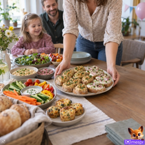 Vegetarijanske zakuske za proslavu: zajednički stol za djecu i odrasle