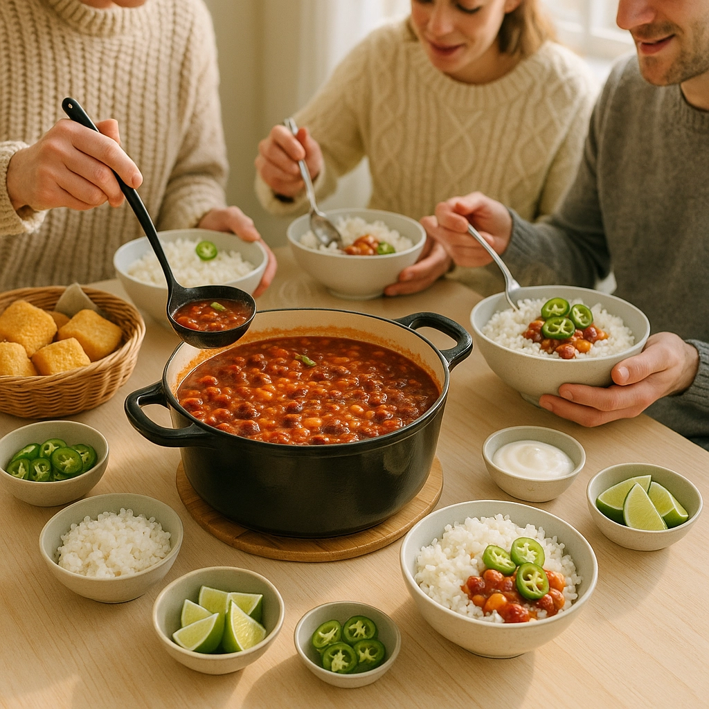Zimní pohoštění, které zahřeje: 3 recepty na párty jídla z jednoho hrnce (guláš, chilli, punč)