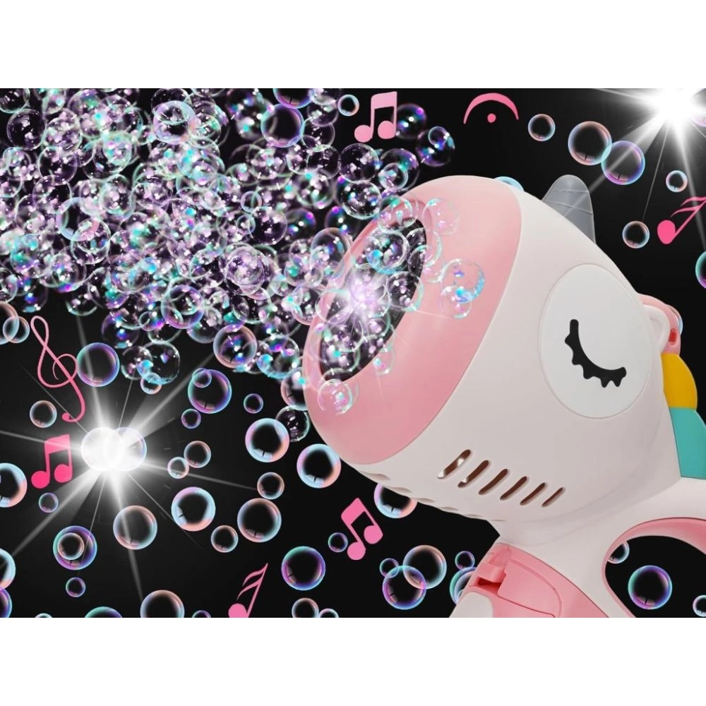 Bublifuk s hudbou Jednorožec, 8 trysiek