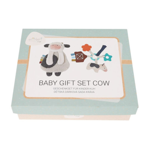 Dárková sada hraček pro miminko - Kravička