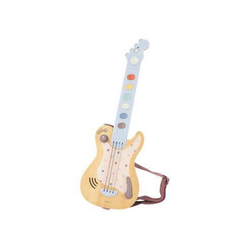 Detská drevená elektrická gitara 