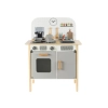 Detská drevená kuchynka Classic s príslušenstvom a textilný set