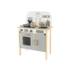 Detská drevená kuchynka Classic s príslušenstvom a textilný set