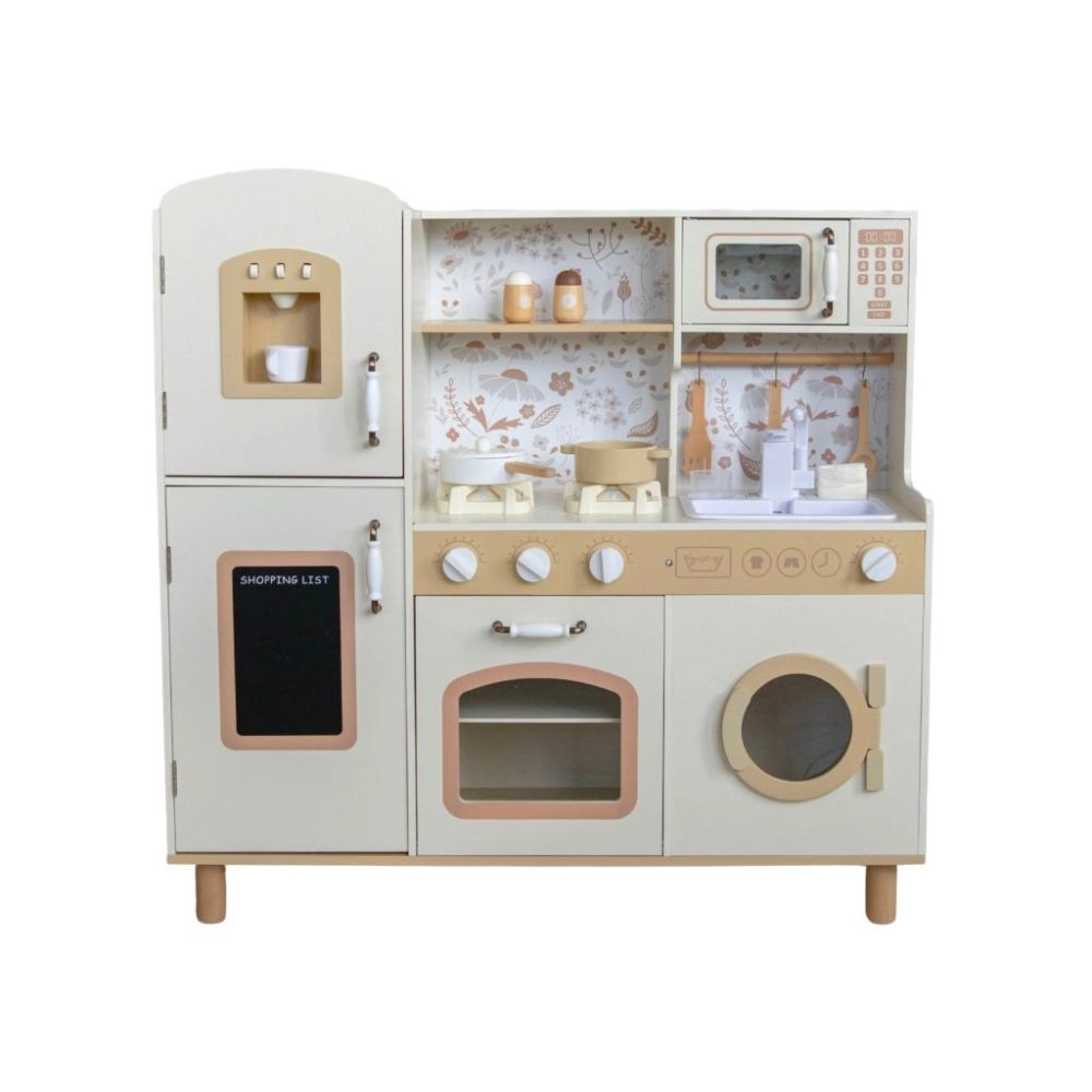 Detská drevená kuchynka so zvukmi