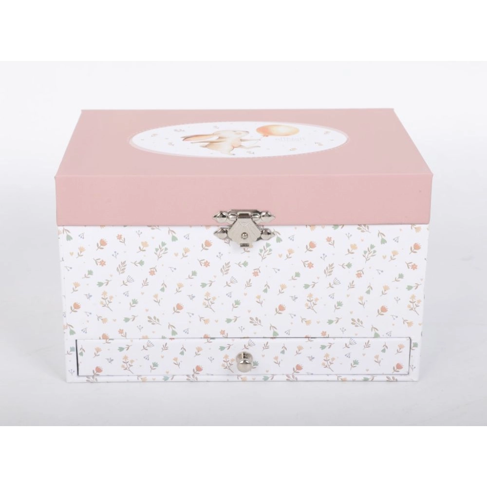 Detská hracia šperkovnica so zrkadlom a baletkou