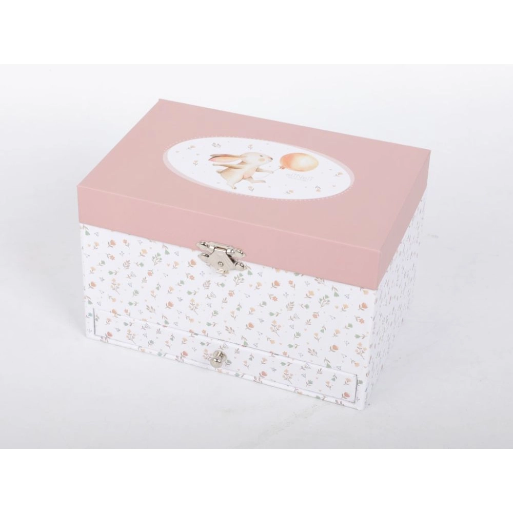 Detská hracia šperkovnica so zrkadlom a baletkou