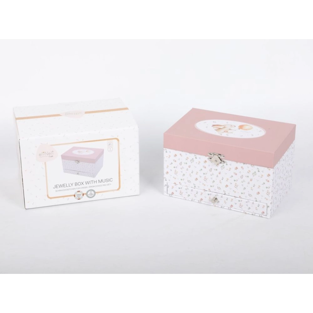 Detská hracia šperkovnica so zrkadlom a baletkou