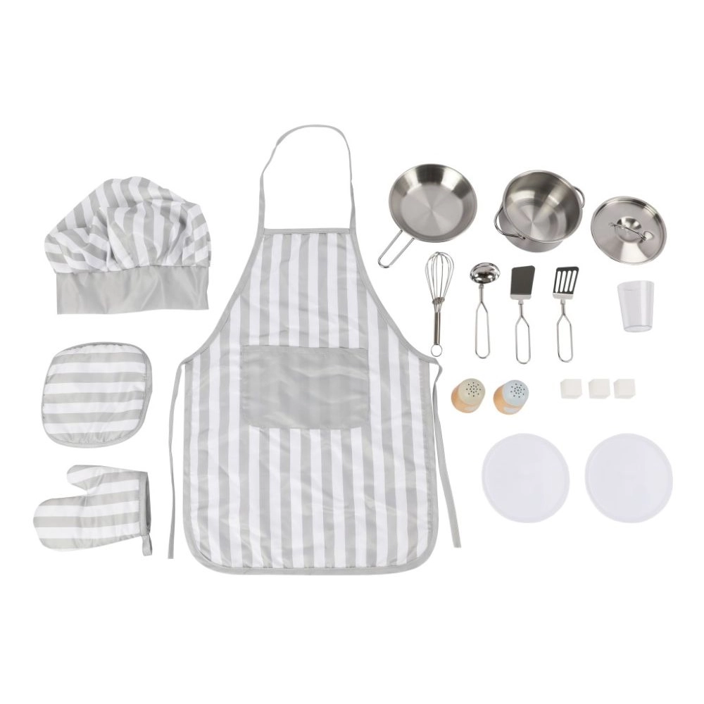 Detská kuchárska sada s riadom a zásterou