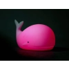 Detská lampička Veľryba – nabíjanie USB‑C, biela
