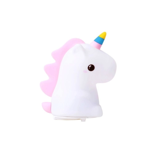 etská noční lampička Jednorožec – nabíjecí USB‑C, bílá