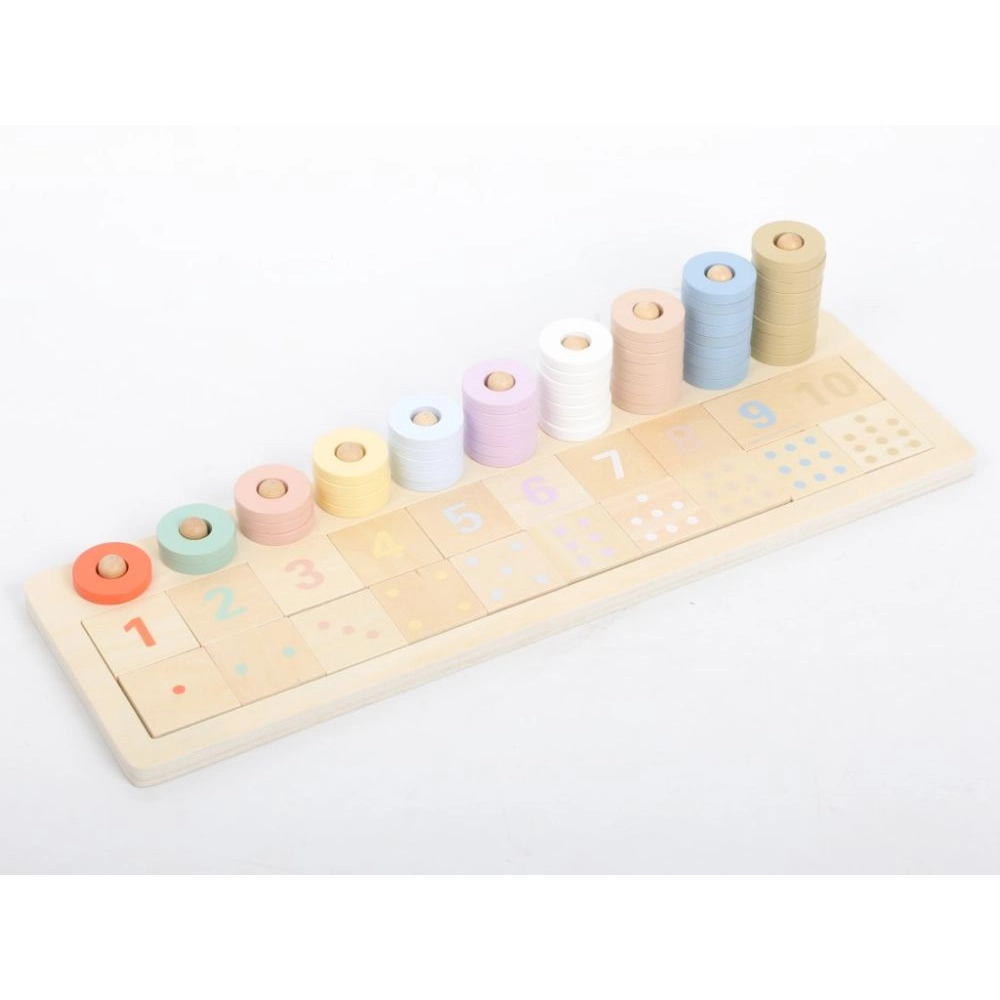 Detské drevené počítadlo, 76 dielov