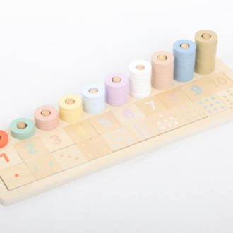 Detské drevené počítadlo, 76 dielov