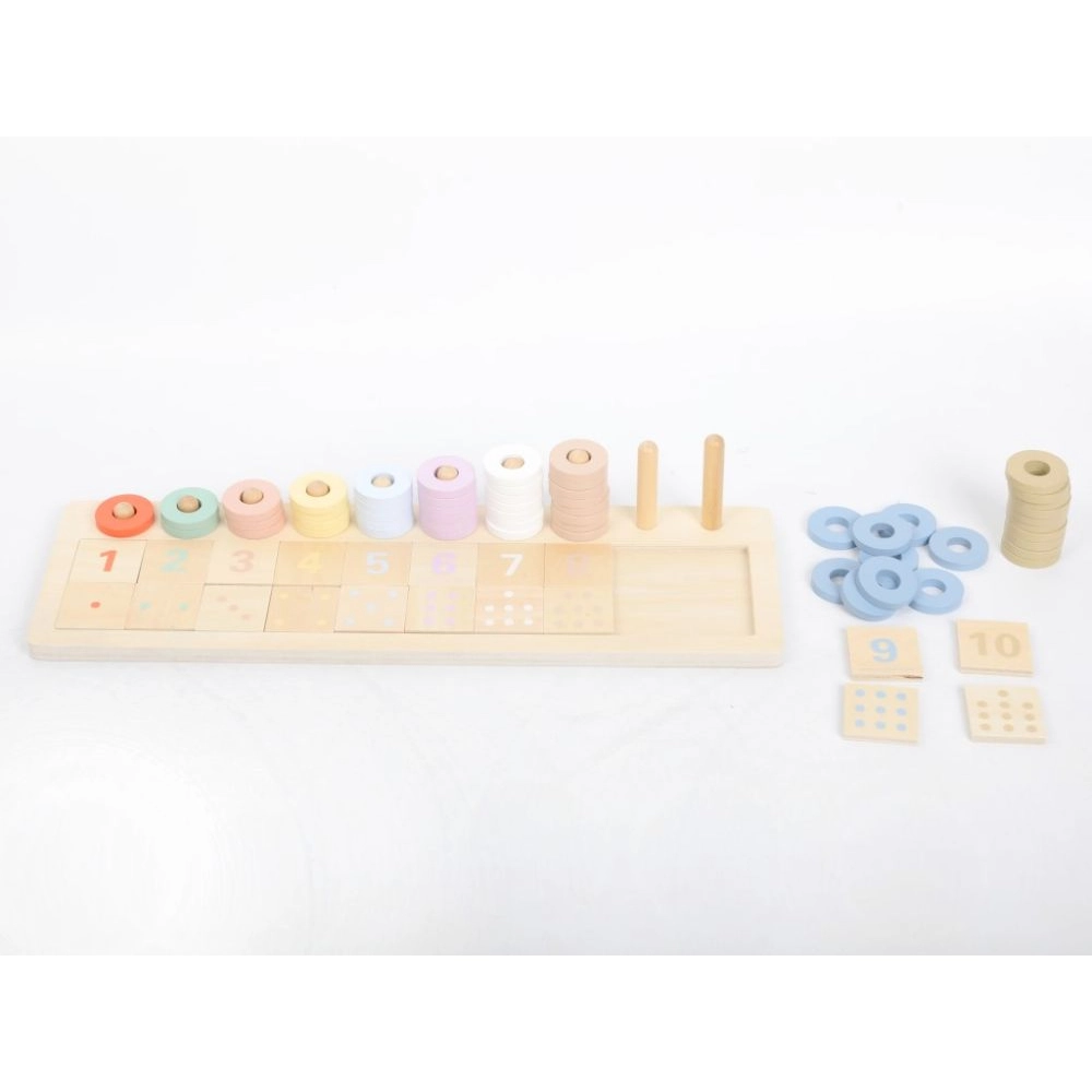 Detské drevené počítadlo, 76 dielov