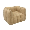 Detské kreslo béžové - prešívané