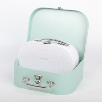 Detské kufríky na hračky a výtvarné potreby - sada 2 ks