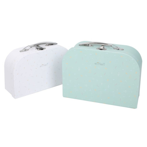 Detské kufríky na hračky a výtvarné potreby - sada 2 ks