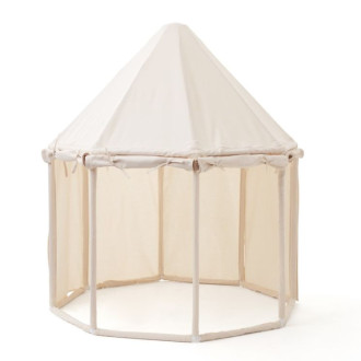 Detský drevený stan Altán, smotanový